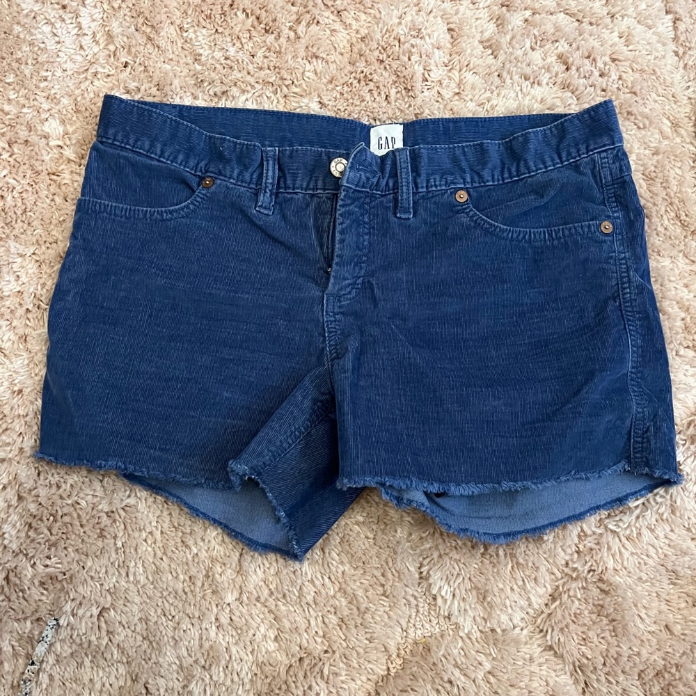 Gap corduroy shorts blue size 10